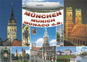 Ansichtskarte München Munich Monaco di Baviera als Bildcollage